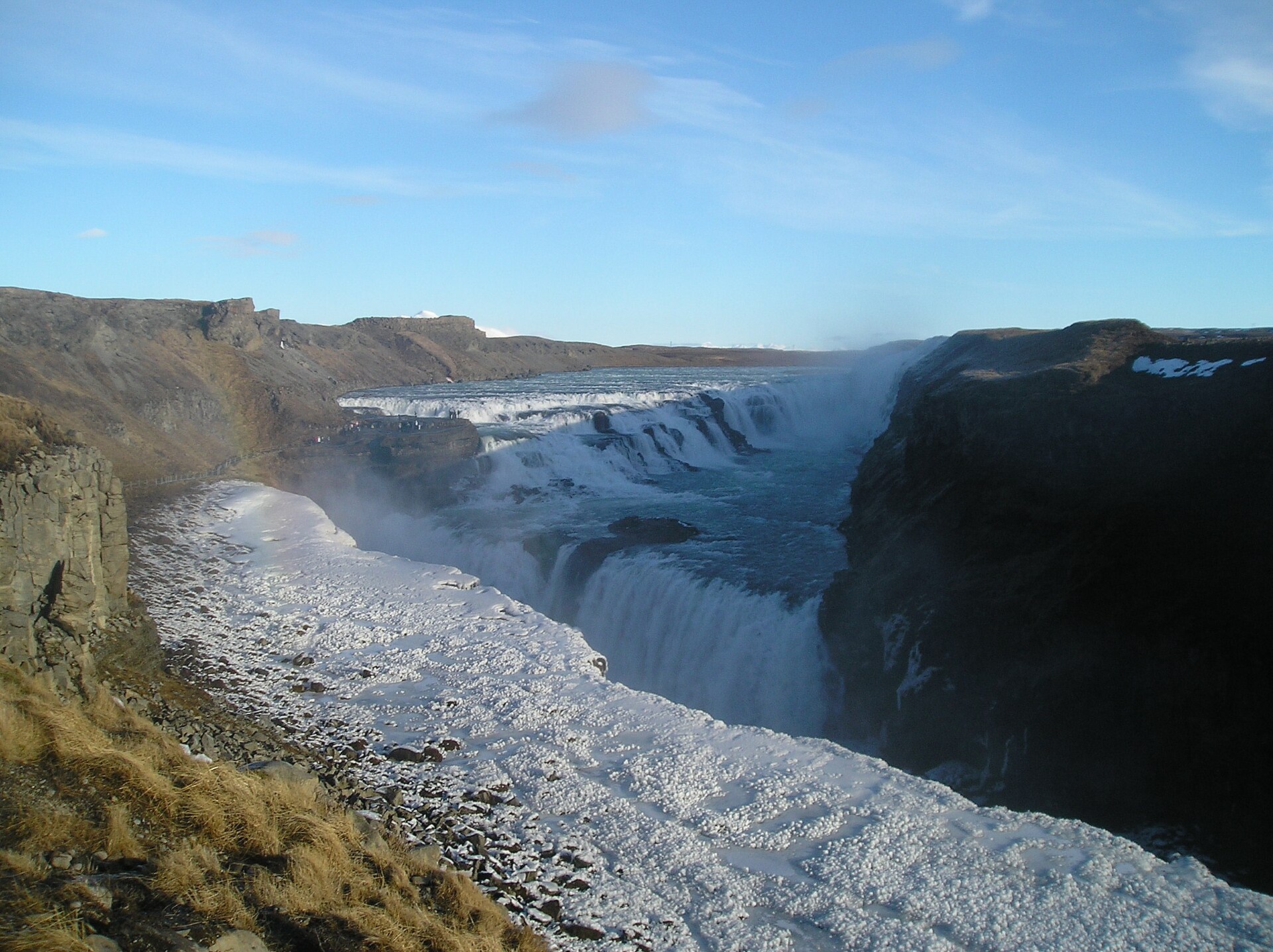 Gullfoss 瀑布与黄金圈地貌