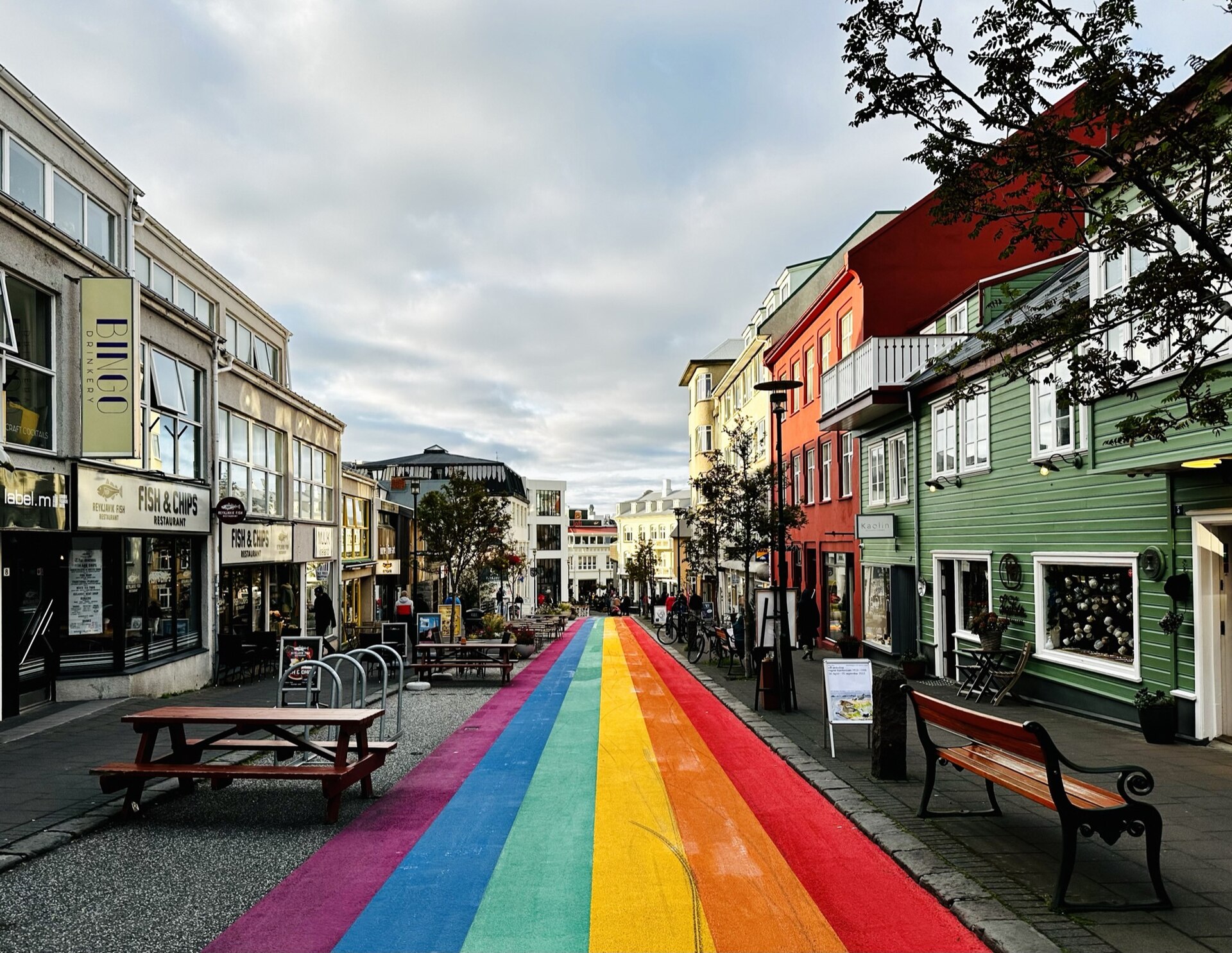 雷克雅未克 Rainbow Street 城市街景